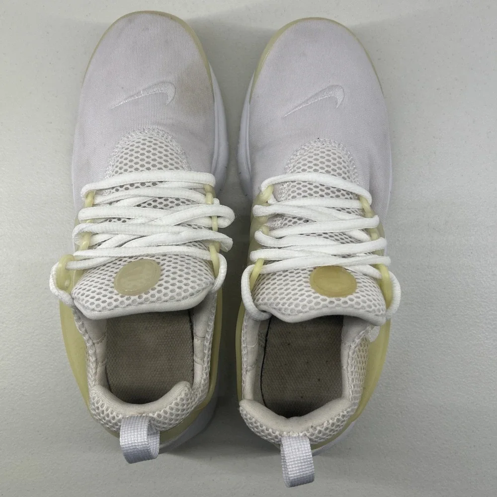 Nike Air Presto GS Triple White Youth Size 7Y, Women's Size‎ 8.5 833875-100